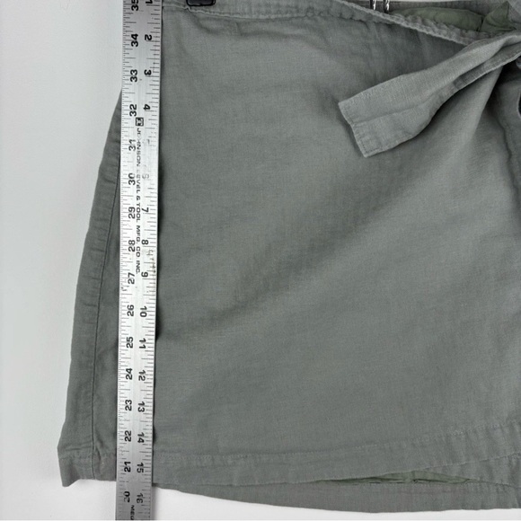 Abercrombie & Fitch Women’s Wrap Bow Mini Skirt Gray Preppy Small - Picture 6 of 6
